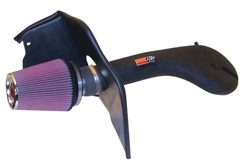 Dodge Ram Performance Air Intake - K&N Engineering - 57 FIPK, High-Flow Air Filter - `02-`03